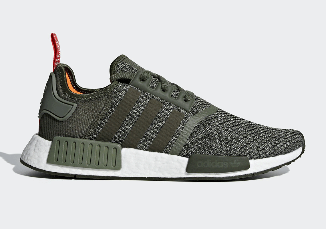 adidas nmd r1 verte homme