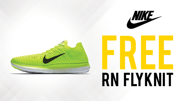 nike free run flyknit jaune